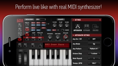 Poison-202 Vintage MIDI Synthesizer Screenshot 5