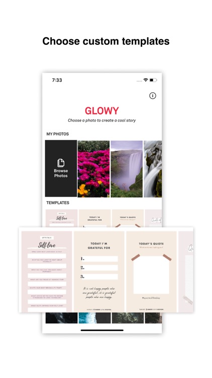 Glowy - Story Editor for Insta