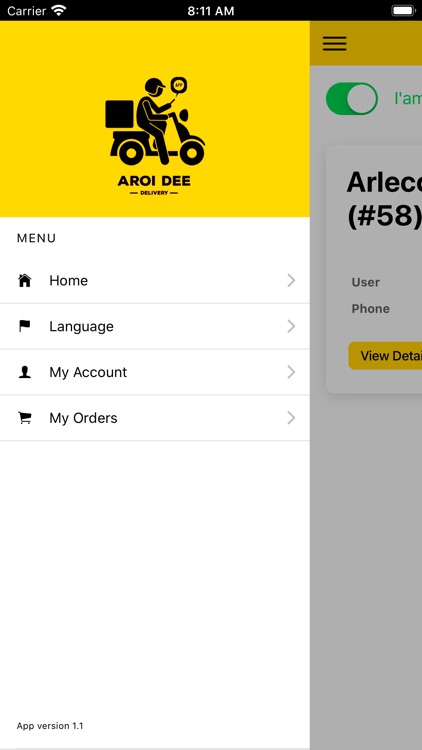 Courier App (Aroi Dee)