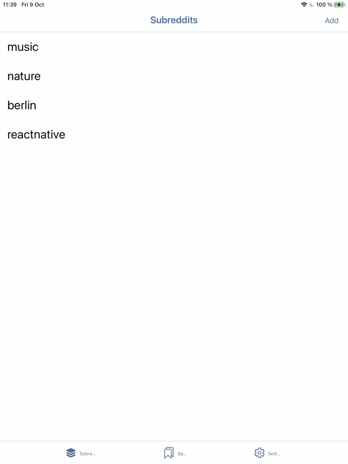 Rabbit App. Lite Reddit client