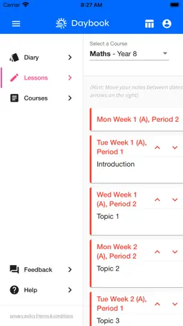 Game screenshot Daybook: Teacher Diary Planner apk