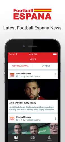 Screenshot 1 Football Espana iphone