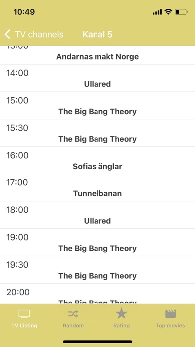 How to cancel & delete ► TV tablå Sverige: Svenska TV-kanaler Program (SE) - Edition 2014 from iphone & ipad 2