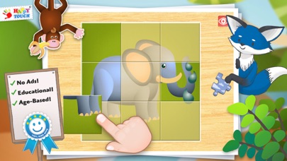 How to cancel & delete Puzzles for Kids: Elephant from iphone & ipad 1