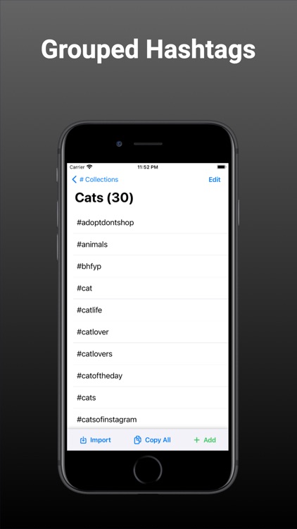 Hashberg easy hashtag manager screenshot-3