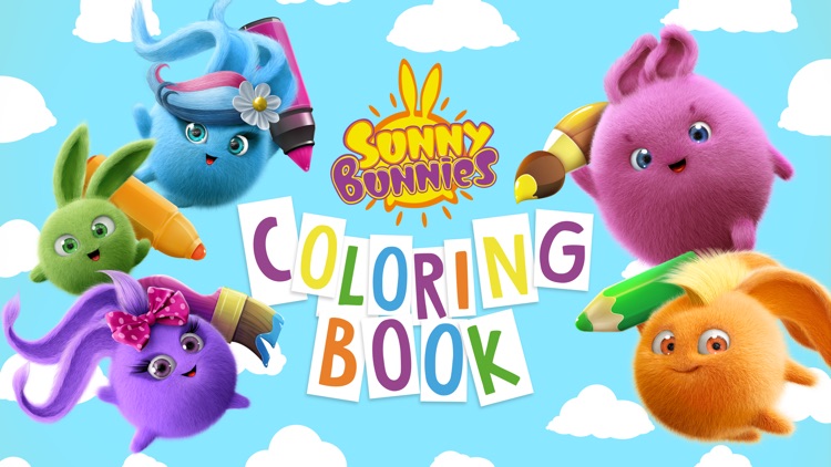 Sunny Bunnies: Coloring Book