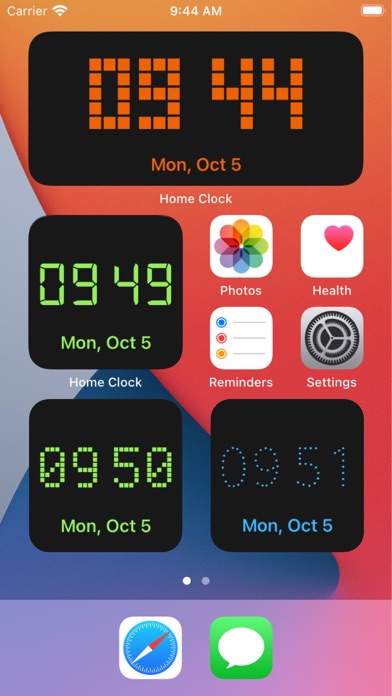 ホーム画面の時計 時間ウィジェット Iphoneアプリ Applion
