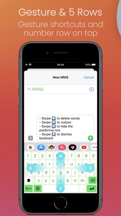 ShiftKey Keyboard - App voor iPhone, iPad en iPod touch - AppWereld