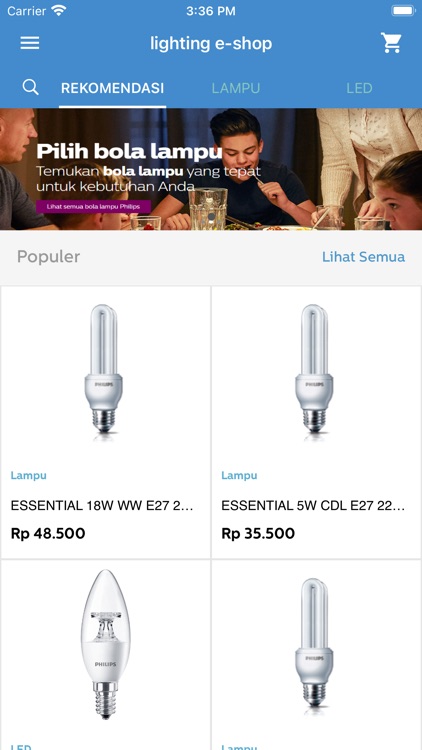 Philips lighting e-shop ID