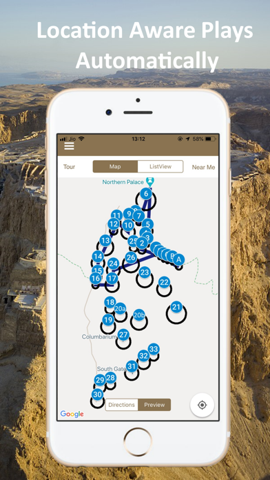 Masada Fortress Tour Guide screenshot 2