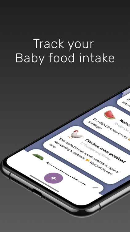 App to track baby hot sale food