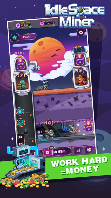 Idle Space Miner - Cash Empire screenshot 4