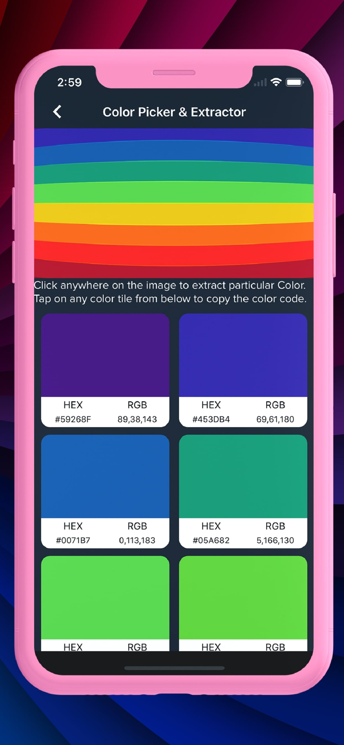 Live Color Picker  Extractor