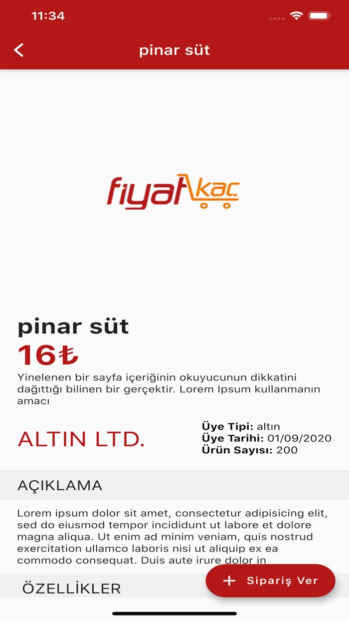 Fiyat Kaç