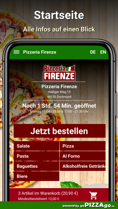 Pizzeria Firenze Dortmund screenshot 2