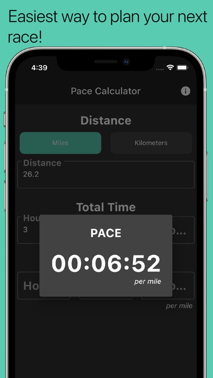 Super Pace Calculator