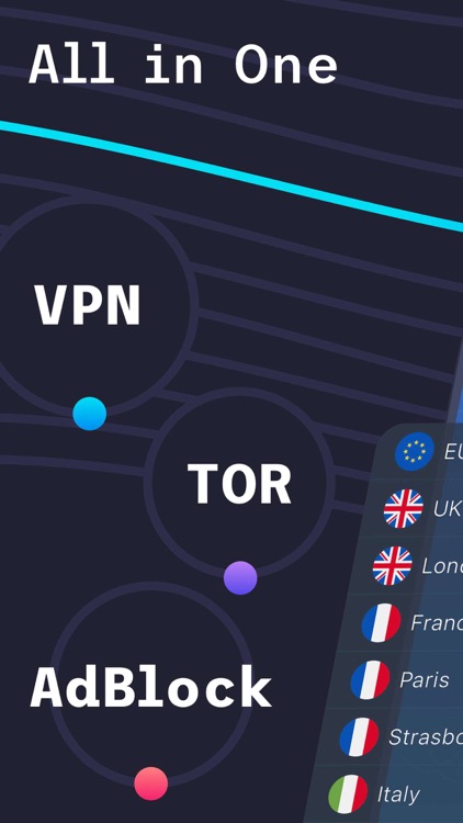 VPN + TOR Browser and Ad Block screenshot-4