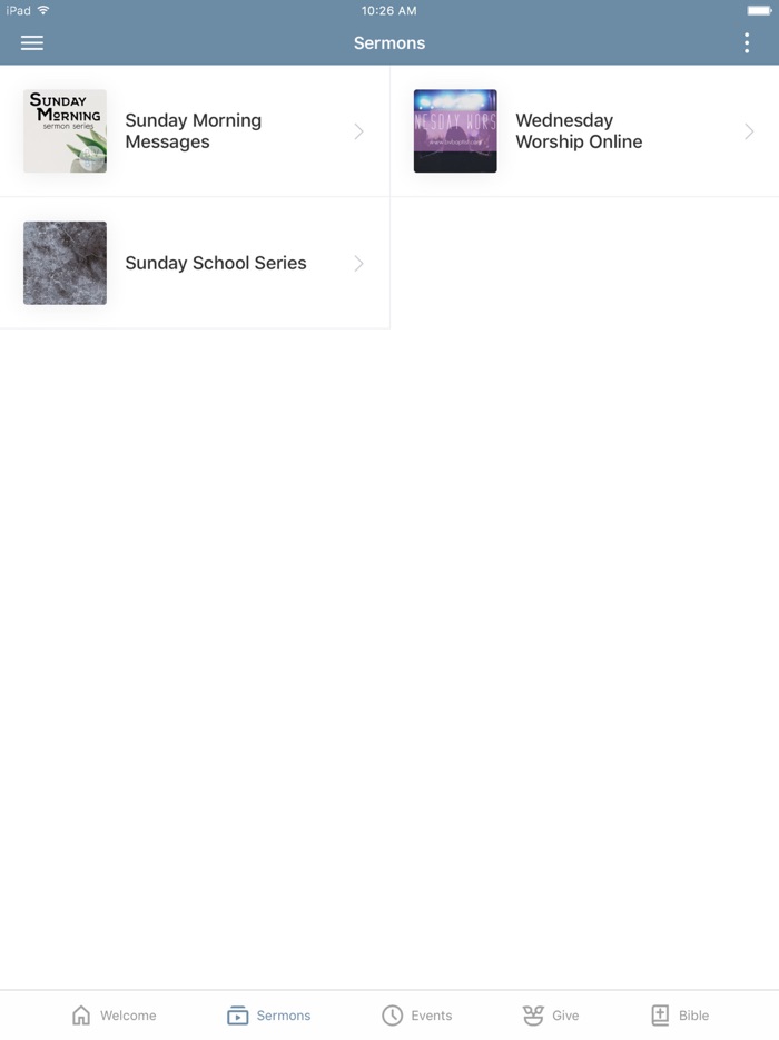 Bella Vista Baptist Church App