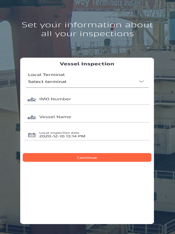 APMT Vessel Inspection