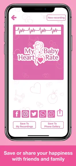 Game screenshot My Baby Heart Rate Recorder apk