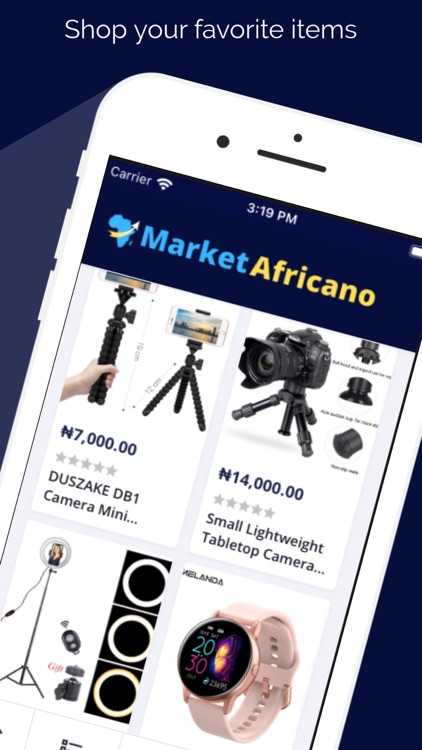 MarketAfricano Online Shopping