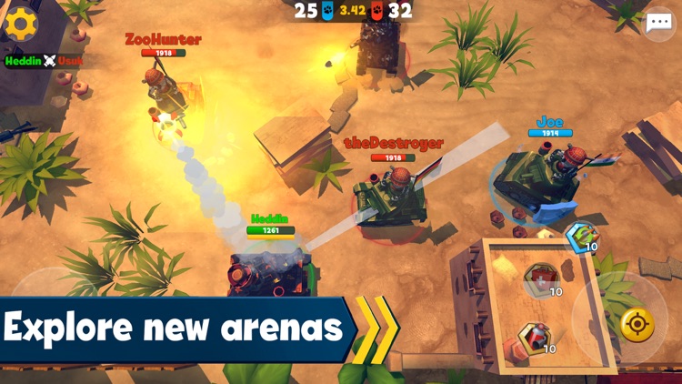 Zoo War: World War II Tanks screenshot-3