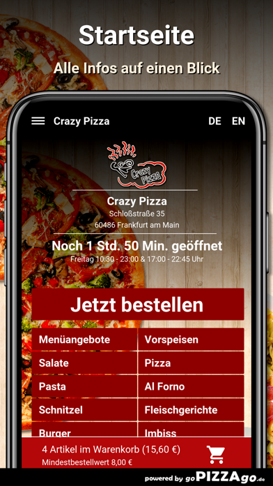 Crazy Pizza Frankfurt am Main screenshot 4
