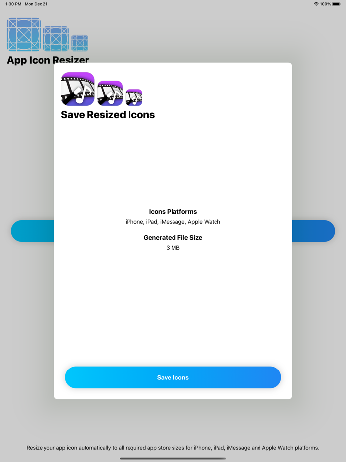 App Icon Resizer for the Store