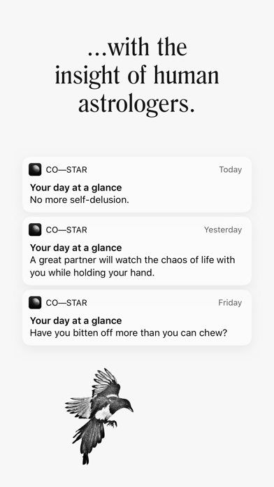 Co–Star Personalized Astrology Screenshot