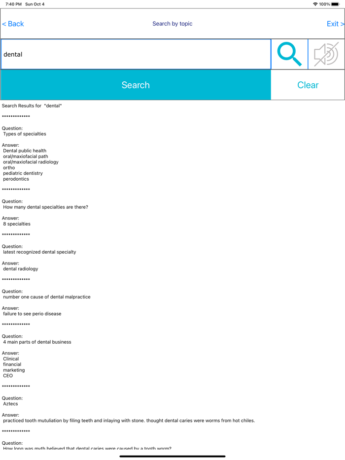 Dentistry Flashcards 4 Review