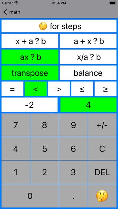 How to cancel & delete ALinInequal Linear Inequality from iphone & ipad 1