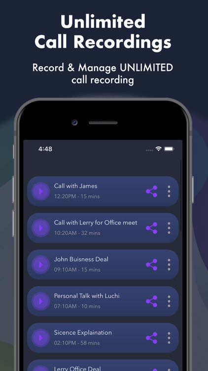Call Recorder iPhone :CallTape screenshot-4