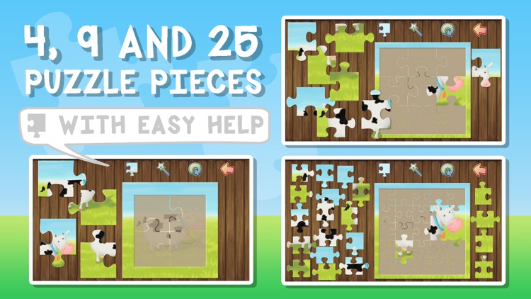 Farm Animals Puzzles