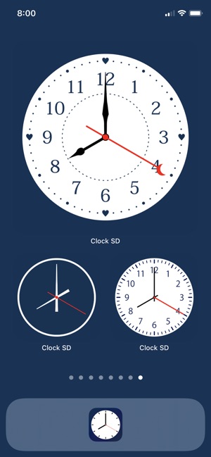 時計 ウィジェット 秒針アナログ時計 Clock Sd をapp Storeで