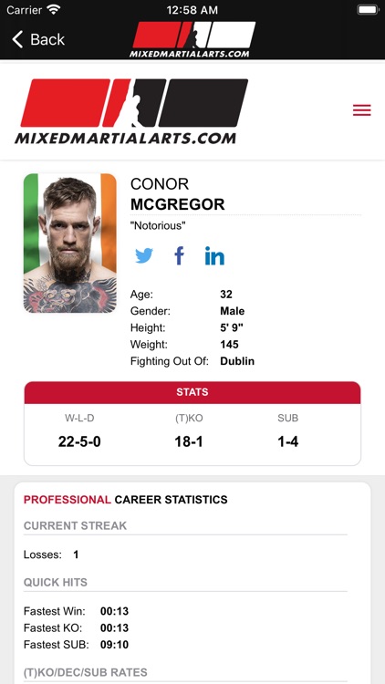 MixedMartialArts.com screenshot-5