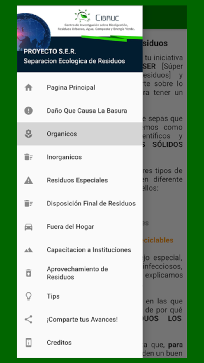 S.E.R. Separación de Residuos
