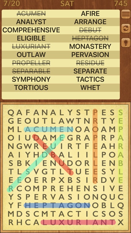 WordSearch HD screenshot-3