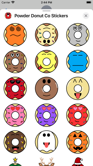 Powder Donut Co Stickers screenshot 2