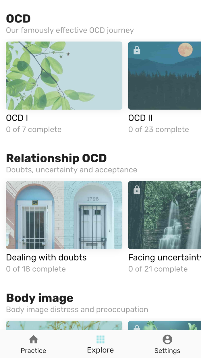 GG OCD - Thoughts Exercise