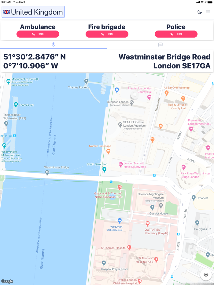 Travel Emergency Call