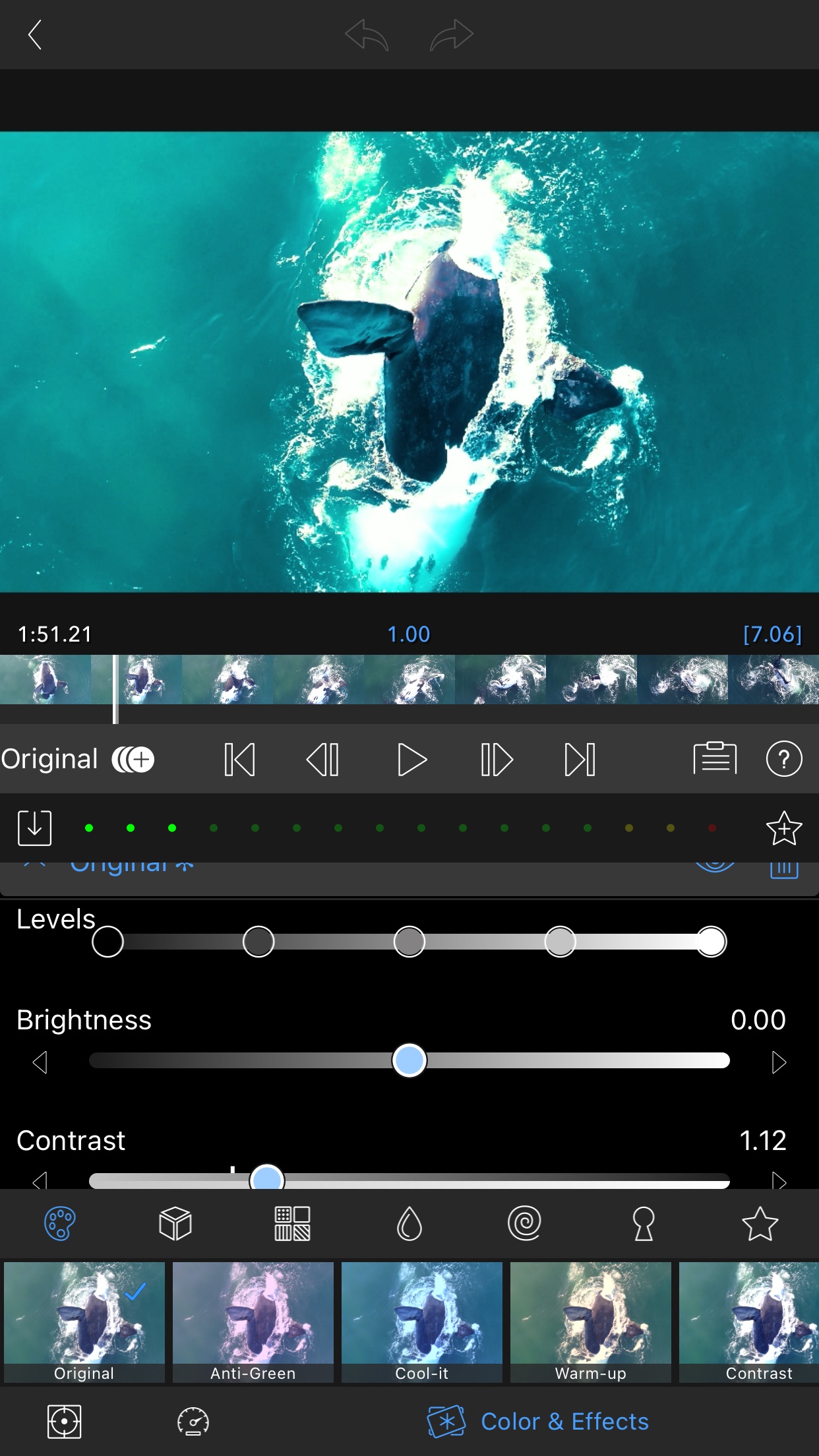 Screenshot do app LumaFusion