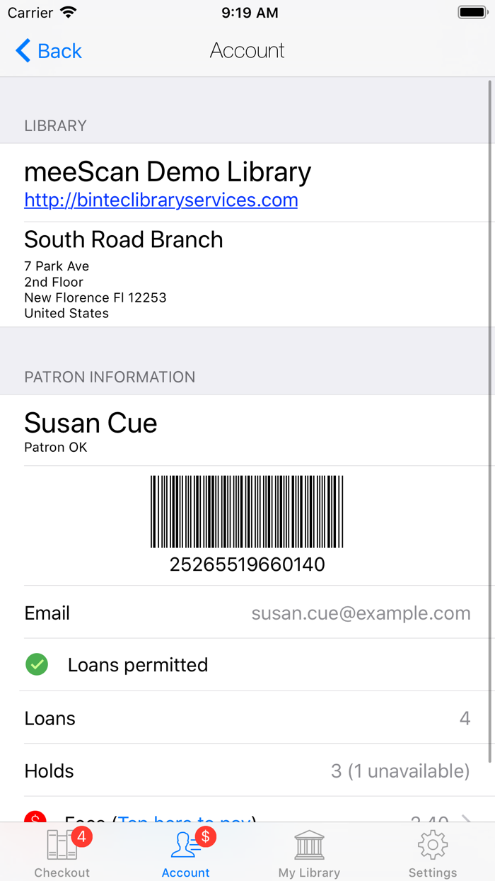 U of I Law Library Check-Out