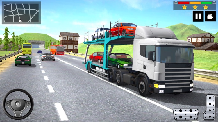 Car Transport Truck Games 2020 screenshot-4