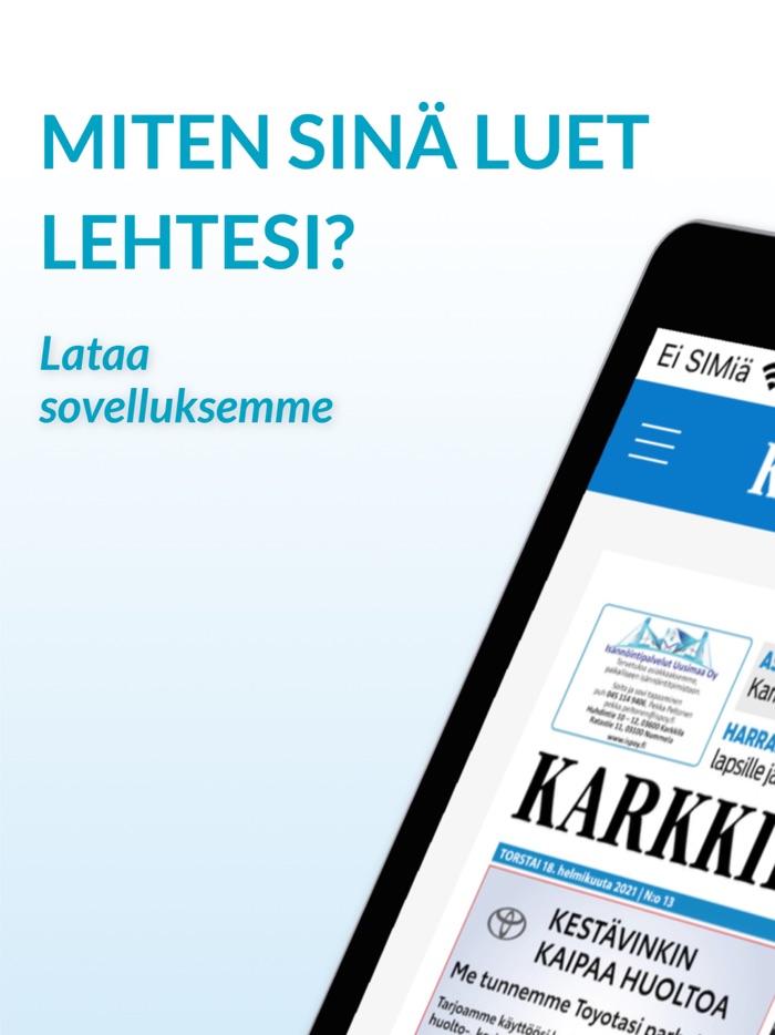 Karkkilan Tienoo, päivän lehti