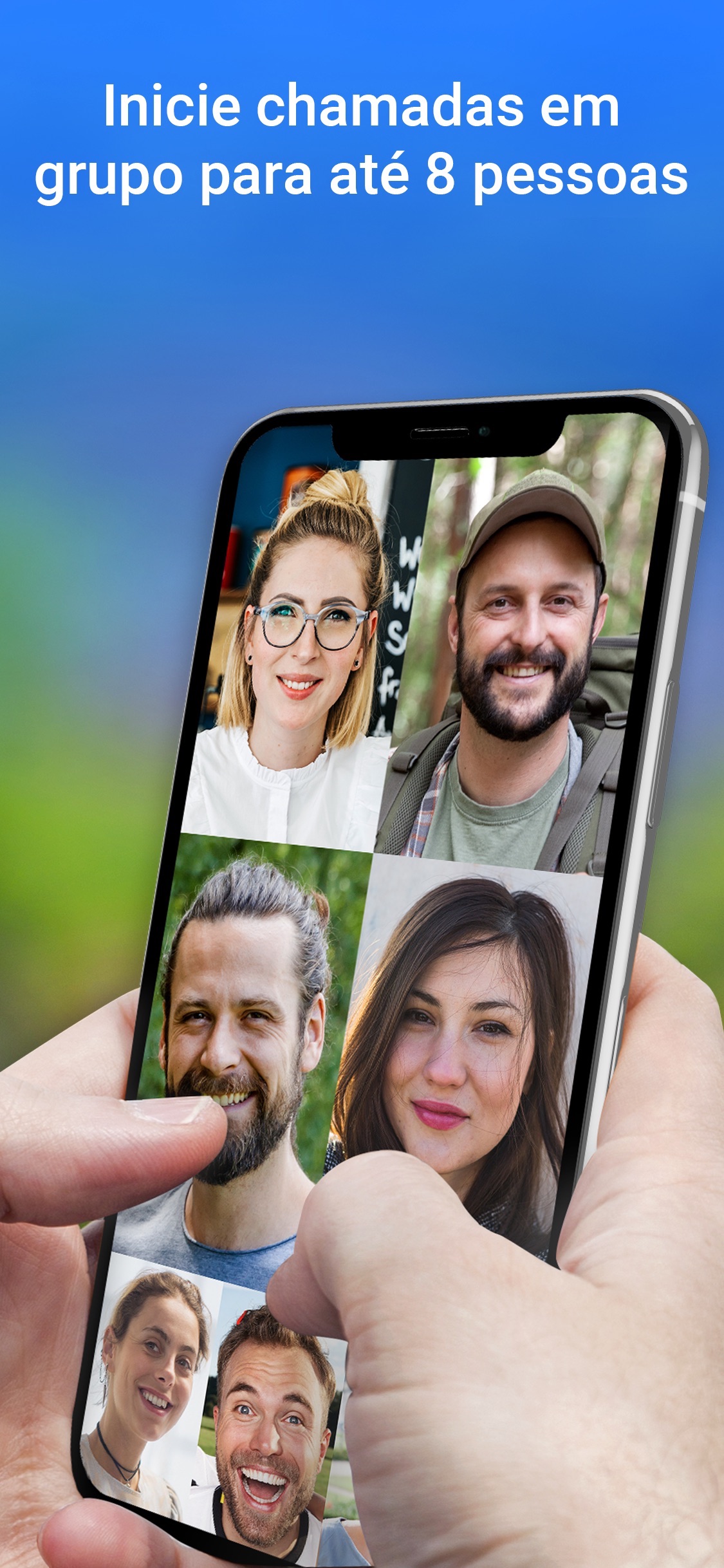 Screenshot do app Google Duo: Videochamadas