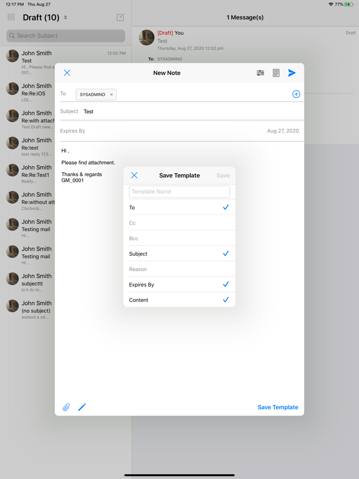 QNotes 1611 - Reflexis One