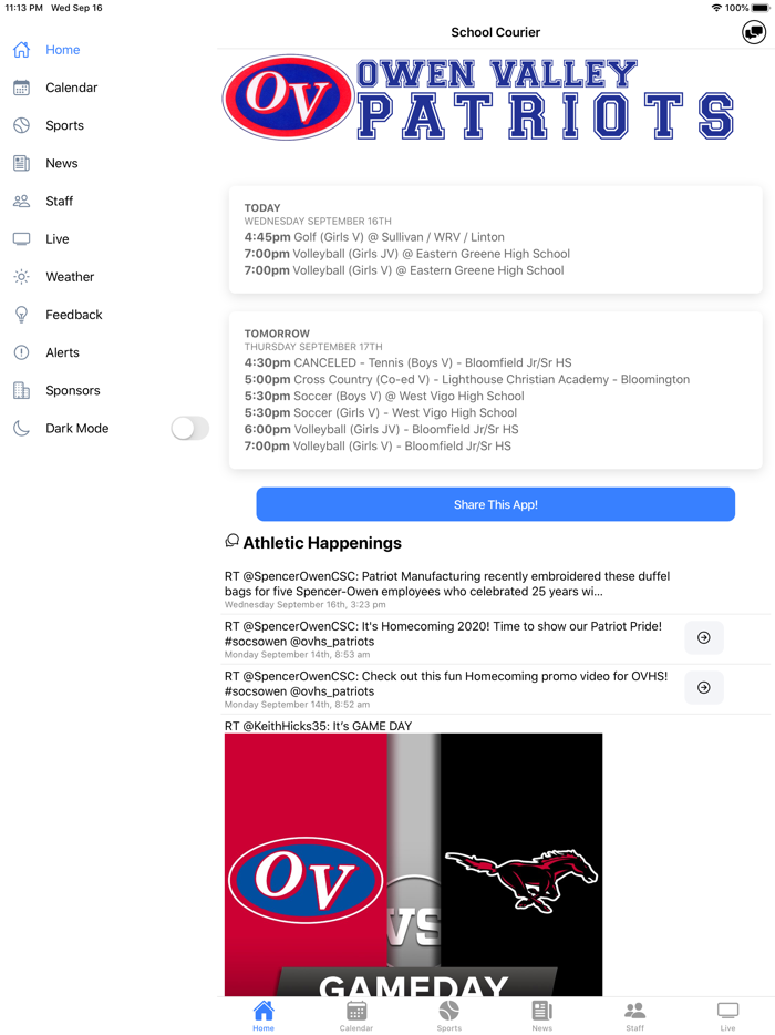 Owen Valley Athletics Indiana