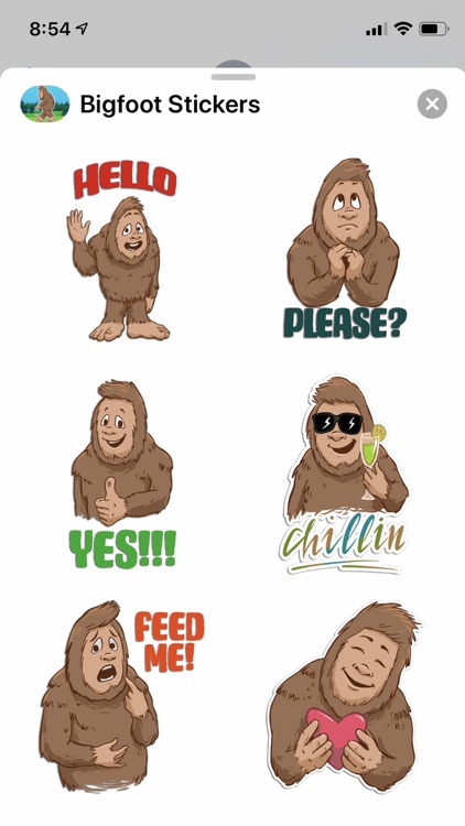 Bigfoot Stickers