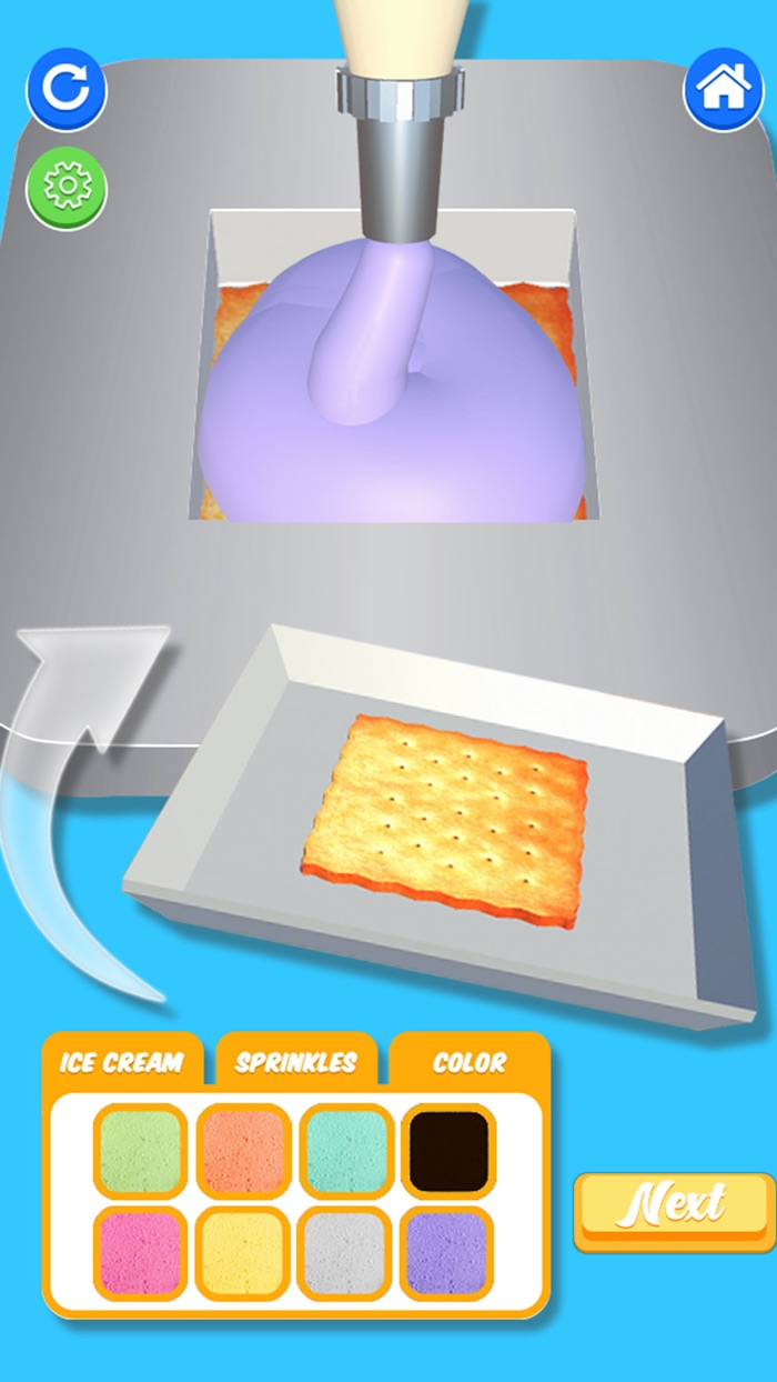 Ice Cream Sandwich 3D Bake It