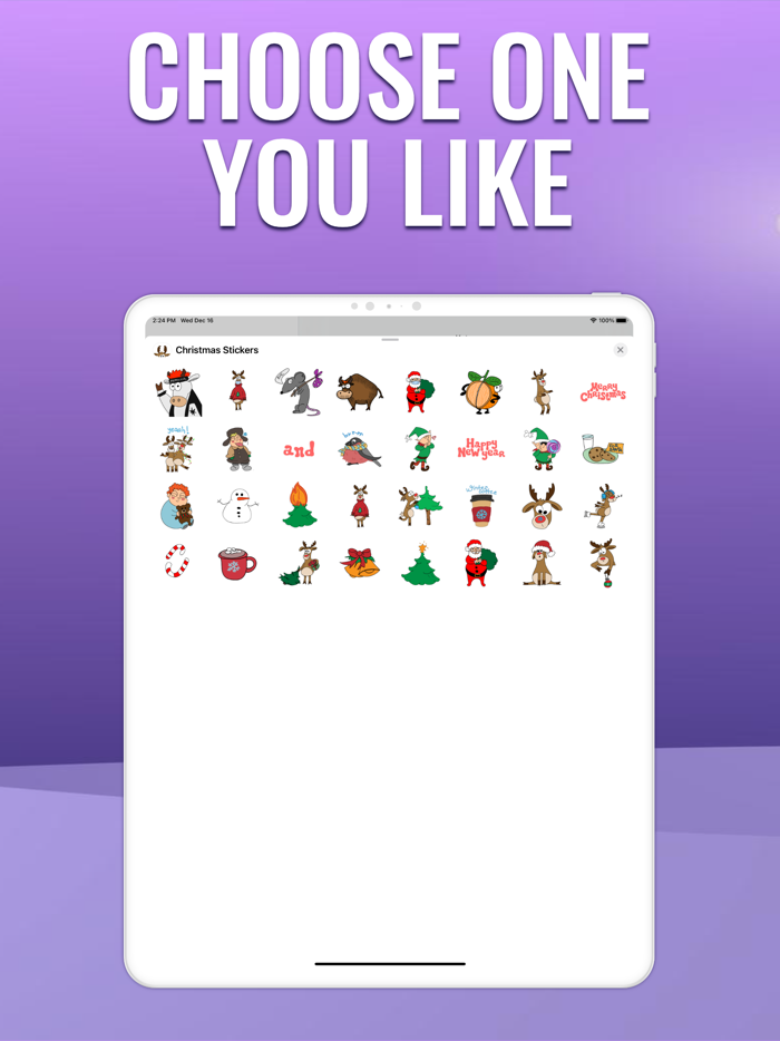 Holiday Christmas Sticker Pack